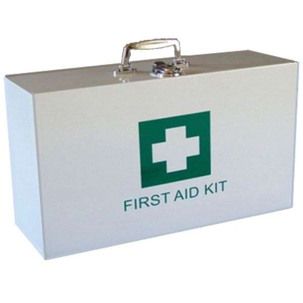 First aid Kid metal empty